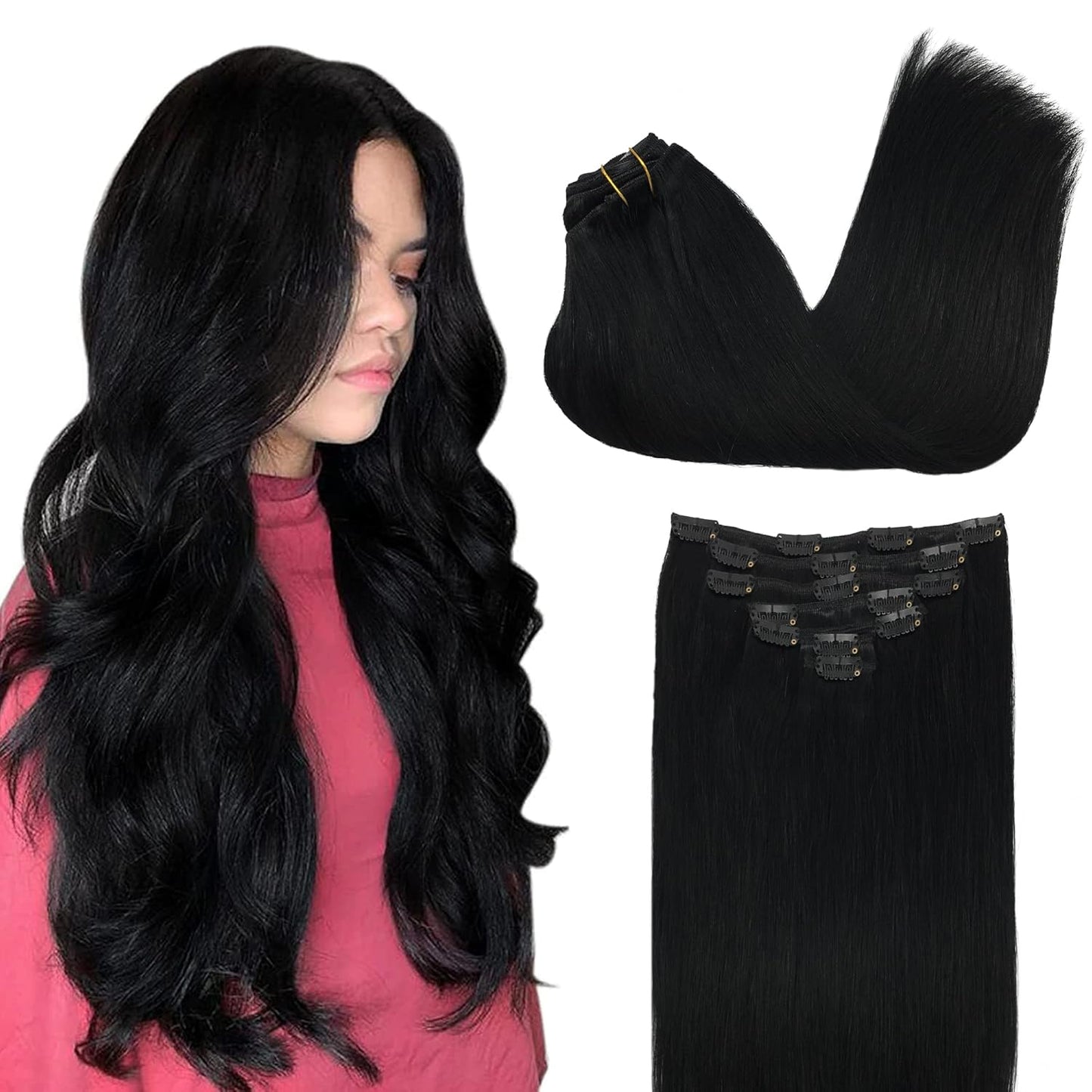 Classic Clip-In Hair Extensions #1