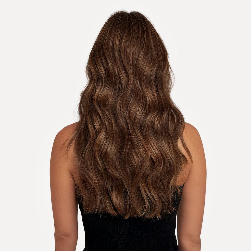 Genius Weft Hair Extensions #4 Warm Medium Brown