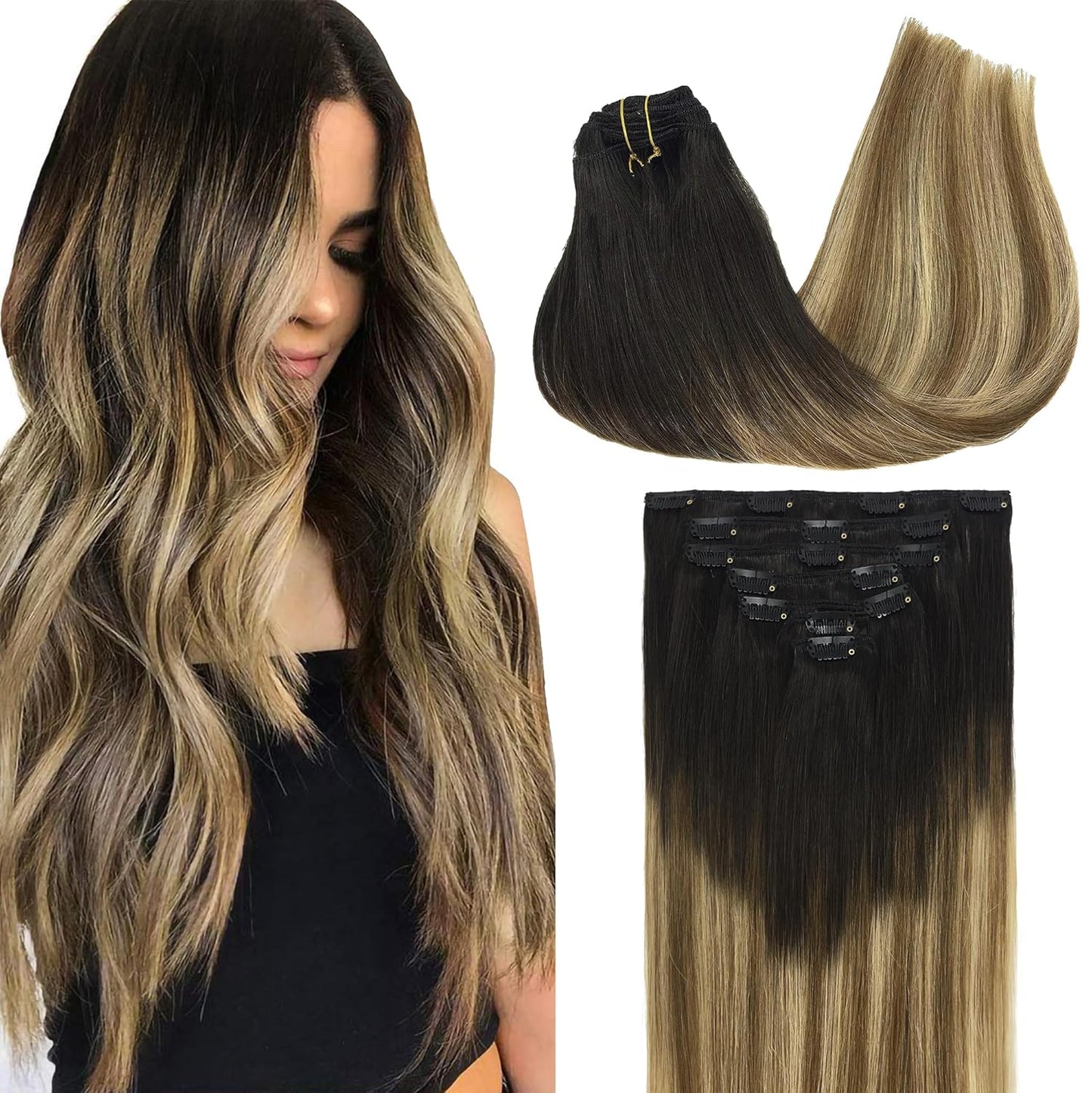 Classic Clip-In Hair Extensions #T2-6-18