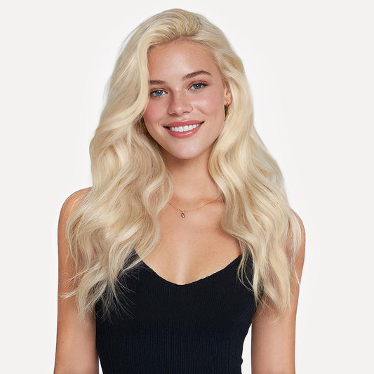 Genius Weft Hair Extensions #1001 Pearl Blonde