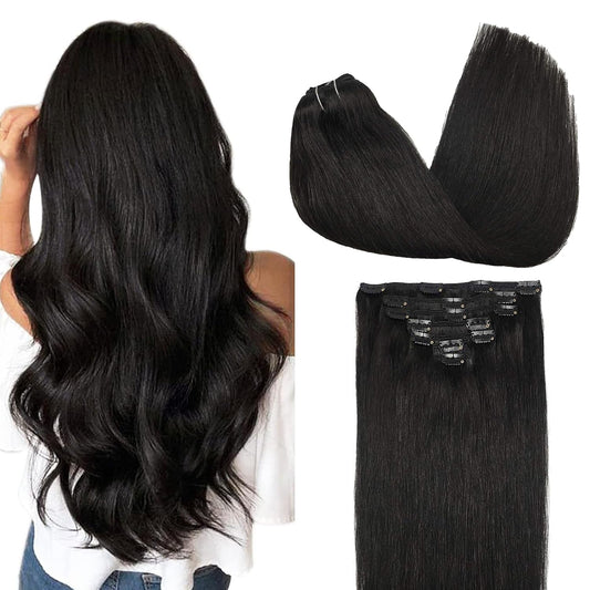 Classic Clip-In Hair Extensions #1B