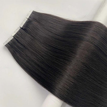 Genius Weft Hair Extensions #1b Natural Black
