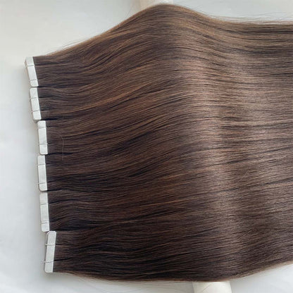 Genius Weft Hair Extensions #2 Dark Brown