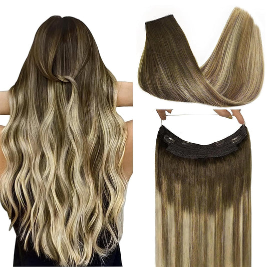 Halo Hair Extensions #3-8-613