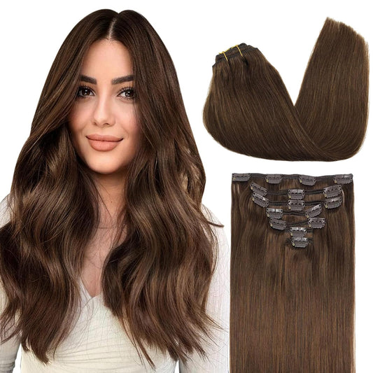 Classic Clip-In Hair Extensions #4A