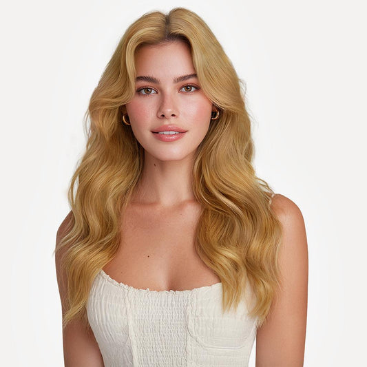Genius Weft Hair Extensions #8 Cinnamon Brown
