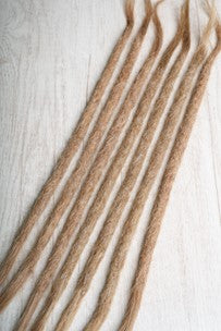 Dreadlocks 12.5” Lock 8mm Thick | 19” Full Length (3”–3.5” Root) 8mm Thick