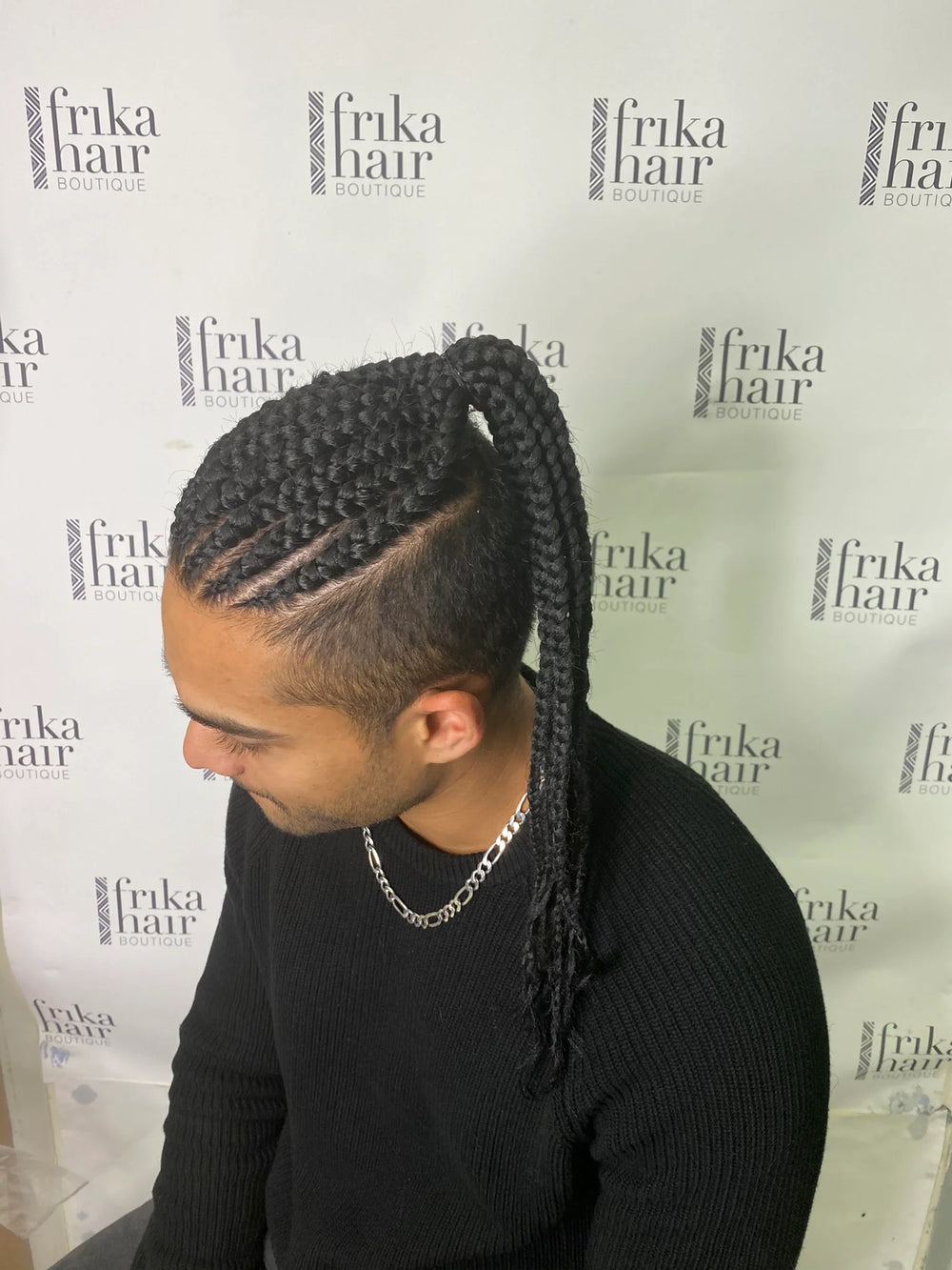 Natural Looking Feed-In Cornrows