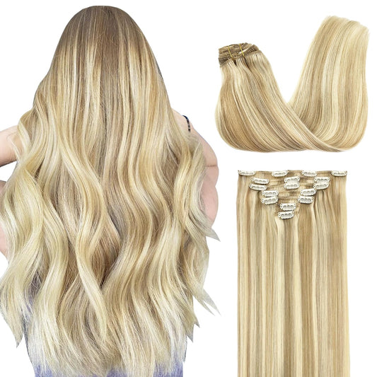 Classic Clip-In Hair Extensions P18A-613A