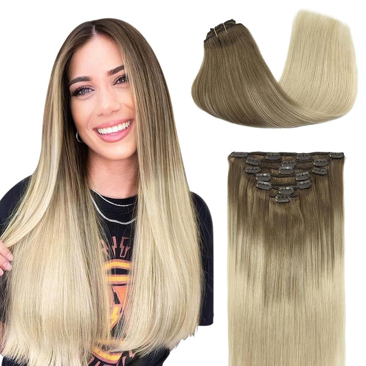 Classic Clip-In Hair Extensions #T9-60P9